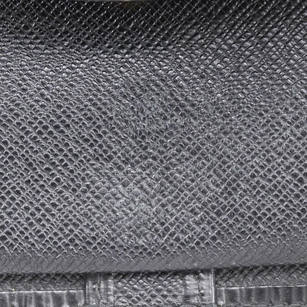 LOUIS VUITTON Porto Vie Compact Bi-Fold Wallet M63552 Noir black Epi Leather unisex Used