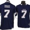 Dallas Cowboys 7 CeeDee Diggs Terza Generazione Maglia da Football Ricamata da Uomo Stile Rugby Abbigliamento per tifosi