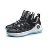 Li Ning Sixth Man 2019 Comfortable Low Top Basketball Shoes Men sneaker Black White ABAP017-1