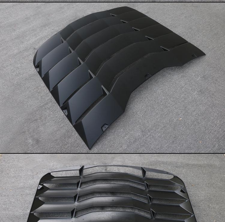 15-23 Mustang MMD Rear Window Louvers Air Deflector Sunshade