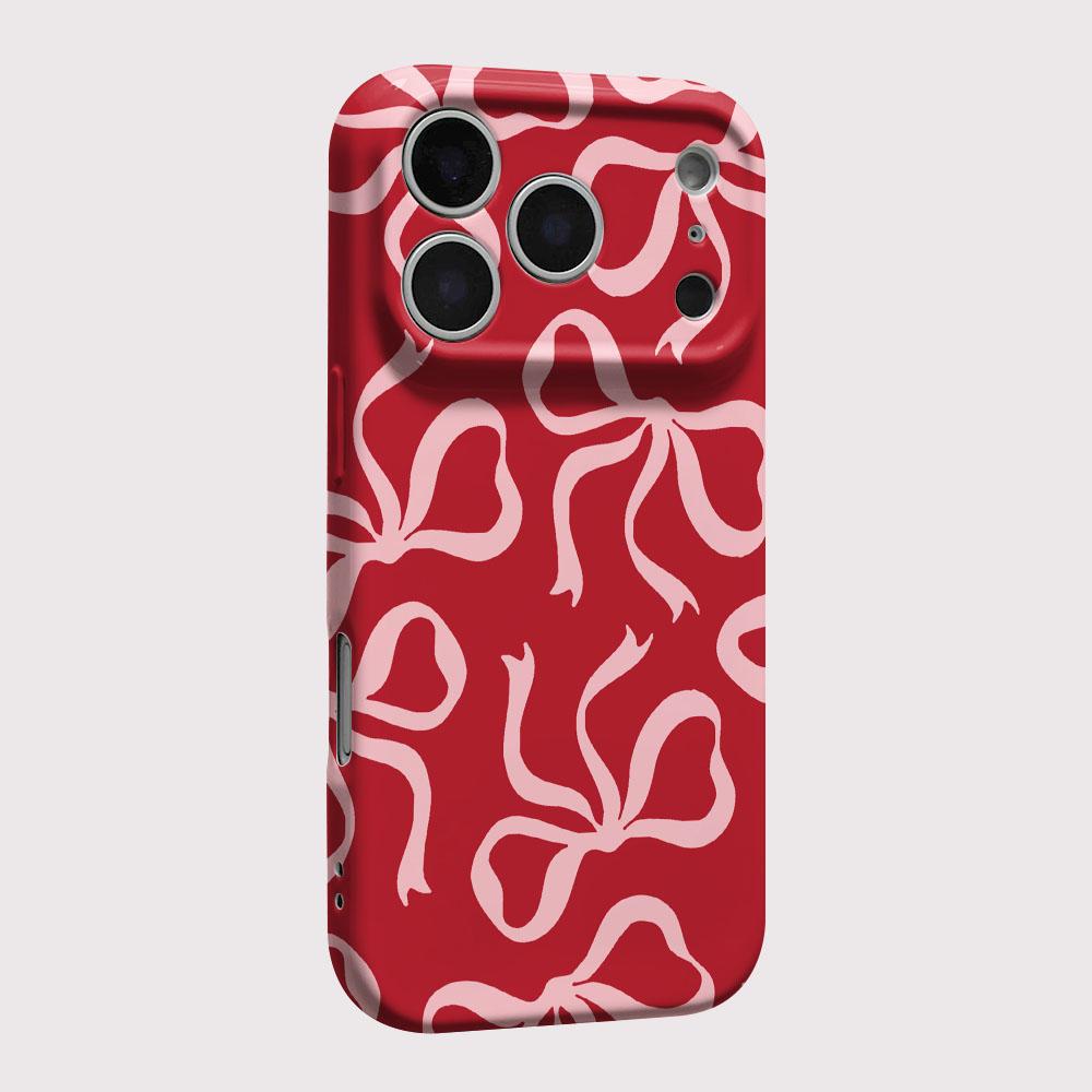Custodia Rigida in PC Lucida con Fiocco Rosa Clmj Swag di Lusso per Xiaomi Redmi Note 15 13 12S 12 11S 11 10 9 Pro Plus Max 4G 5G