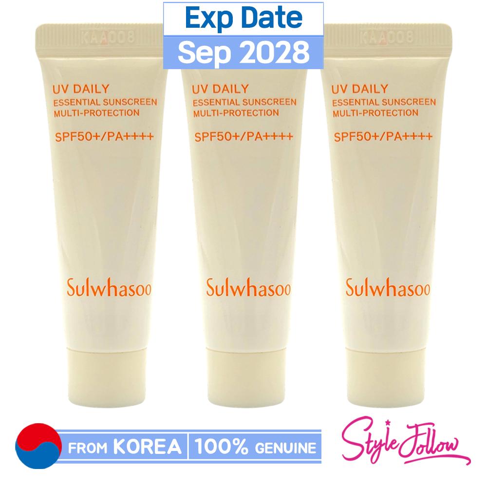 3 szt./30 ml_[SULWHASOO] UV Daily Essential Sunscreen Multi-Protection 10 ml (SPF50+/PA++++) Próba