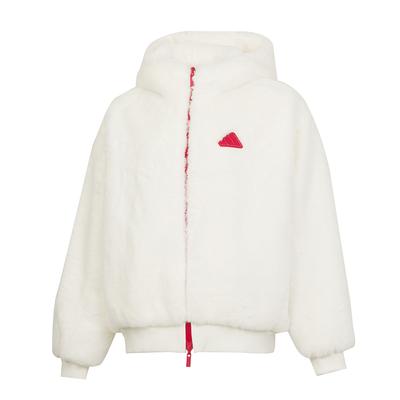 Jahr der Schlange Limited Edition Winddicht Atmungsaktiv Mode Lässig Kapuzenjacke Langarm Damenjacke Weiß JM8834