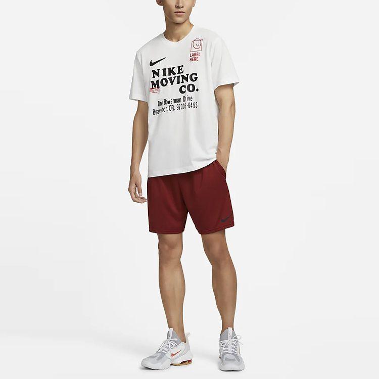 Nike T Shirts Men's White Crew Neck Moderate FD0135-121