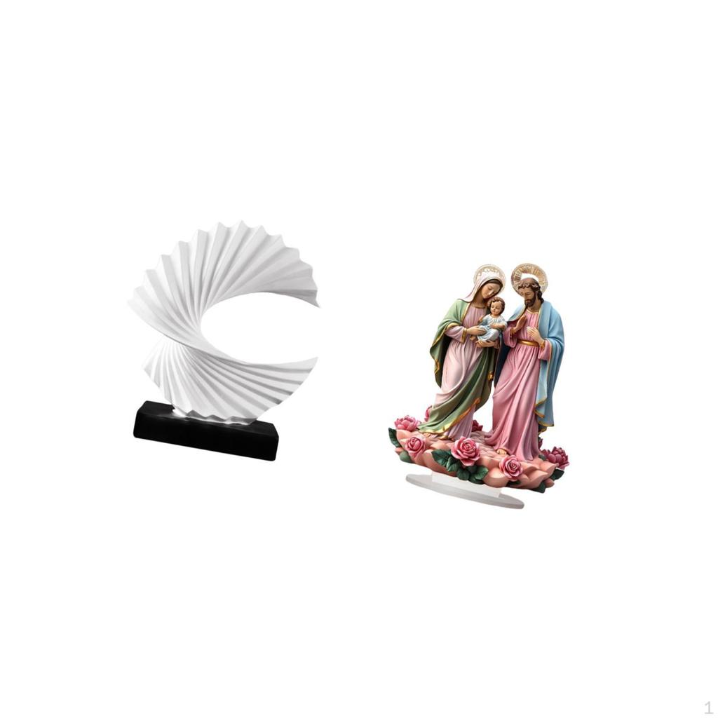 Wave Acrylic Sculpture Unique Desktop Ornament Resin Figurine Abstract Artwork Tabletop Decor Gift
