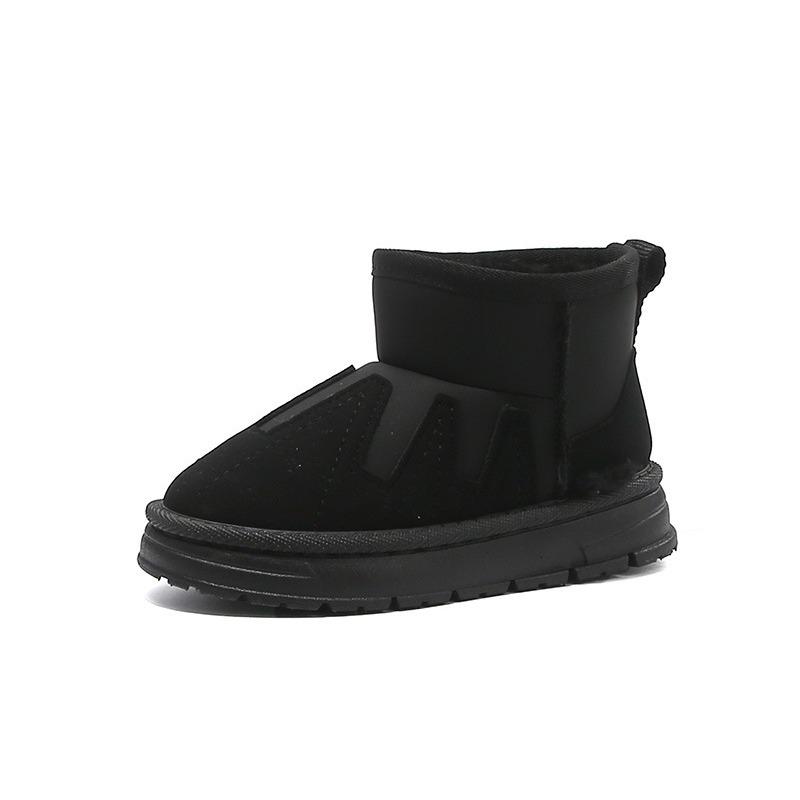 

Unisex Toddler Warm Slip On Short Ankle Winter Non Slip Snow Boots 26 чёрный