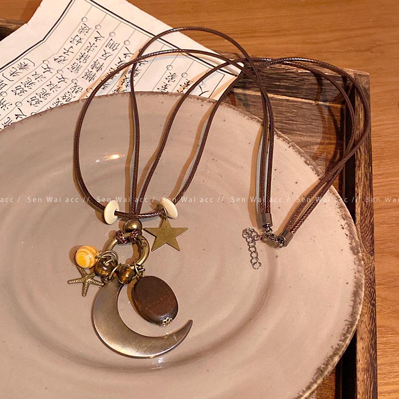 Богемное ожерелье Женское этническое ожерелье в стиле отпуска Модное универсальное сочетание