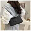 Chic Faux Leather Underarm Bag for Women 2026 Trendy Single Shoulder Purse Fashionable Daily Crossbody Handbag