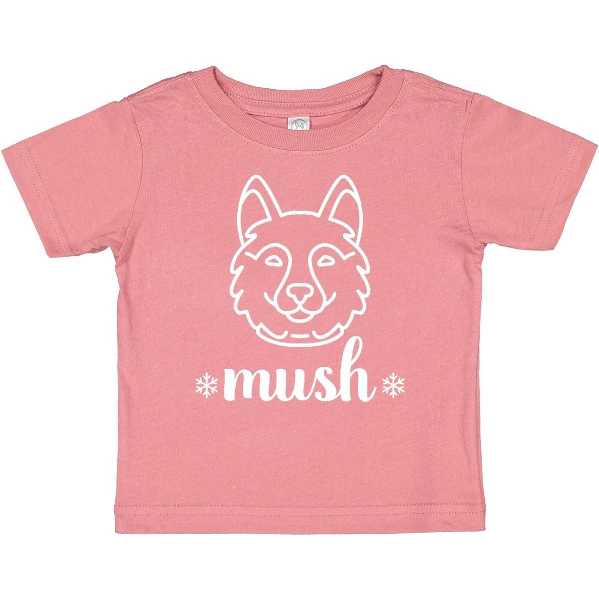 Inktastic Husky Sled Dog Mush Baby T-Shirt Sledding Dogs Racing Race Snow Cute 160