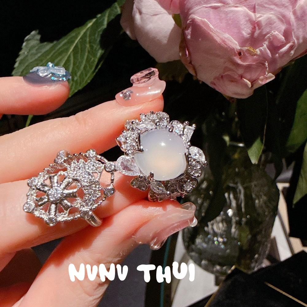 Jewelry, Handmade Wheat Ear Water Drop Gem Earrings, Banquet Haute Couture Glazed Flower Ball Snowflake Zircon Brooch Set