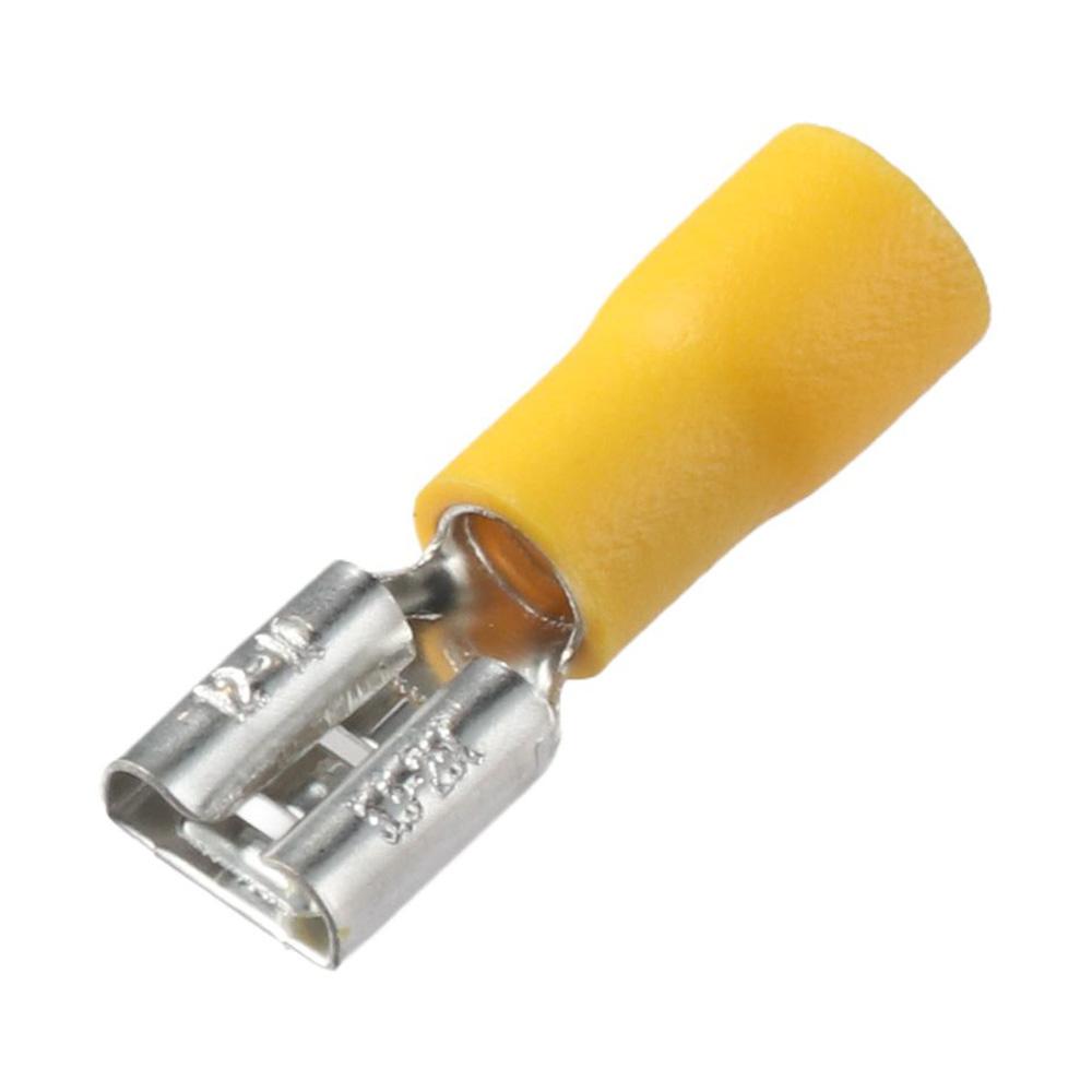 100PCS 4-6mm² Female Quick Disconnects FDD5.5-250 Electrical Crimp Terminal