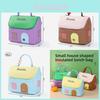 Small House Large Capacity Insulated Lunch Bag With Waterproof Handle For Camping And Picnics