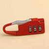 Travel Resettable 3 Dial Digit Combination Lock Padlock for Suitcase Luggage
