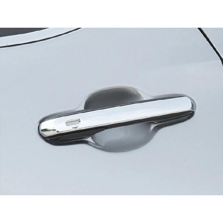 For Lexus LBX  2024 2025 Car Accessories ABS Chrome Door Handle Cover With Smart Key Hole Catch Cap Trim Molding