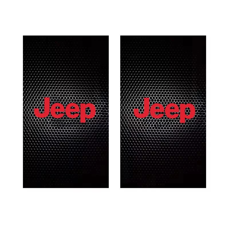 CTOISH1 Car Door Anti-Collision Protective Stickers 2-Pack Scratch Guard Pad for Jeep Grand Cherokee Wrangler JK Gladiator