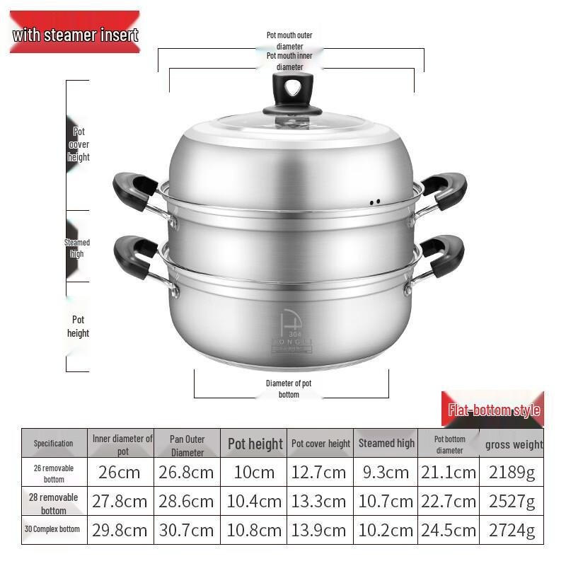 Yoshida Artisan Stainless Steel Multi-Function Steamer & Soup Pot