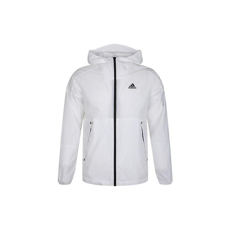 Men s adidas Back Logo Woven Jacket White EH3768 XL
