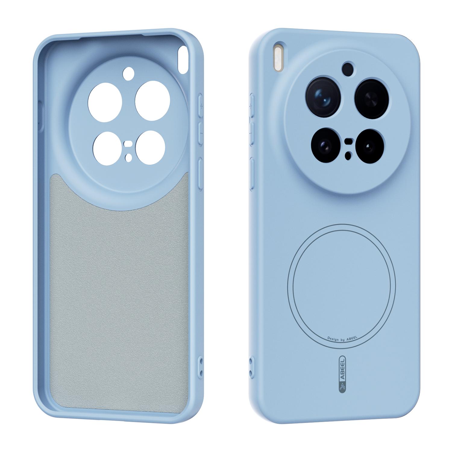 

ABEEL For vivo X300 Pro 5G Magnetic Case Skin Touch Liquid Silicone Phone Back Cover