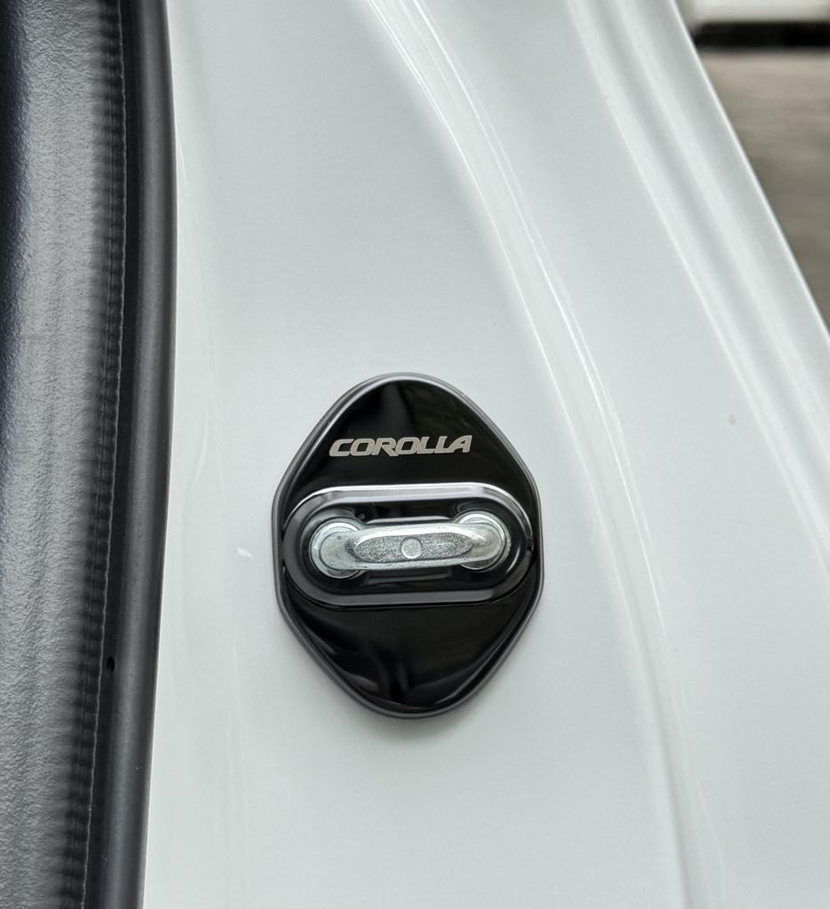 MEKOMEKO CLR-MSGB Toyota Corolla 210 Series Striker Cover, Door Lock Cover, Plated, Accessories, Interior