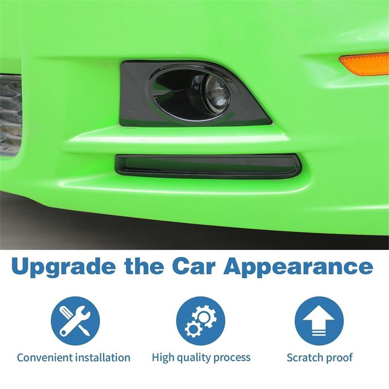 For Ford Mustang 2010-2014 Car Front Fog Lamp Light Cover Trim Decoration Sticker Accessories