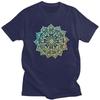 Fashion Buddhism Mandala T Shirt Unisex Cotton Clothes Geometric Flower Of Life Tee Tops O-Neck Short Sleeve Designer Tshirt Gift