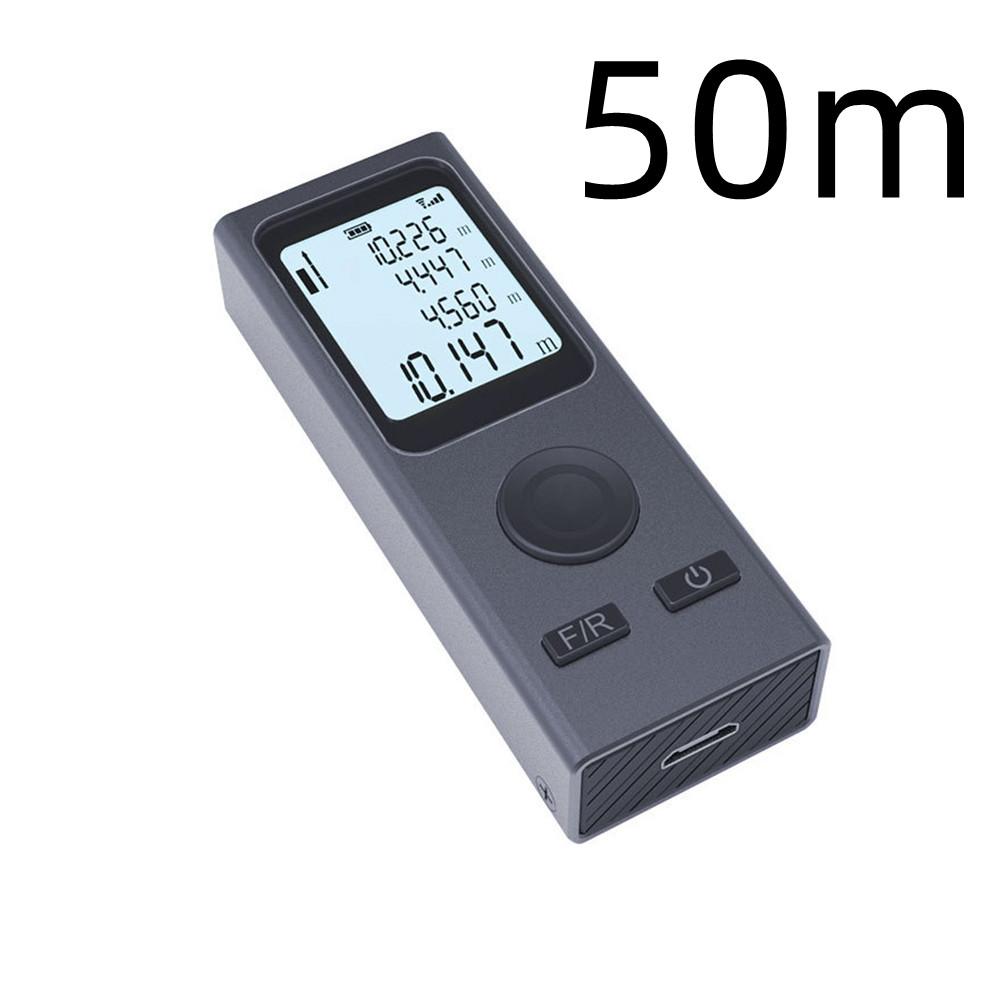 Laser Distance Meter 40M 50M Digital Tape Laser Rangefinder Trena Metro Laser Range Finder Measuring Tape Mini USB Charging