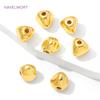 7mm*6.5mm Bracelet Beads 18K Gold Plated Triangle Spacer Beads For Jewelry Making,Separators For Beads,DIY Necklace Fittings