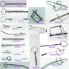 Hollow Metal Urethral Plug with Eye Pull Bead - Adult Stimulation Toy