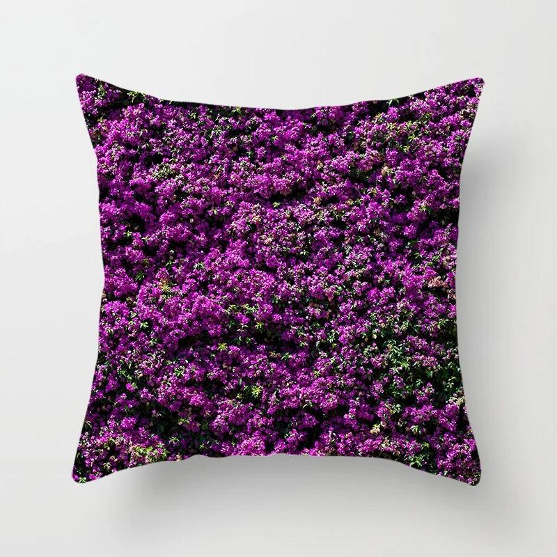 Flower Pattern Pillowcase Car Ornaments Office Living Room Home Pillowcase