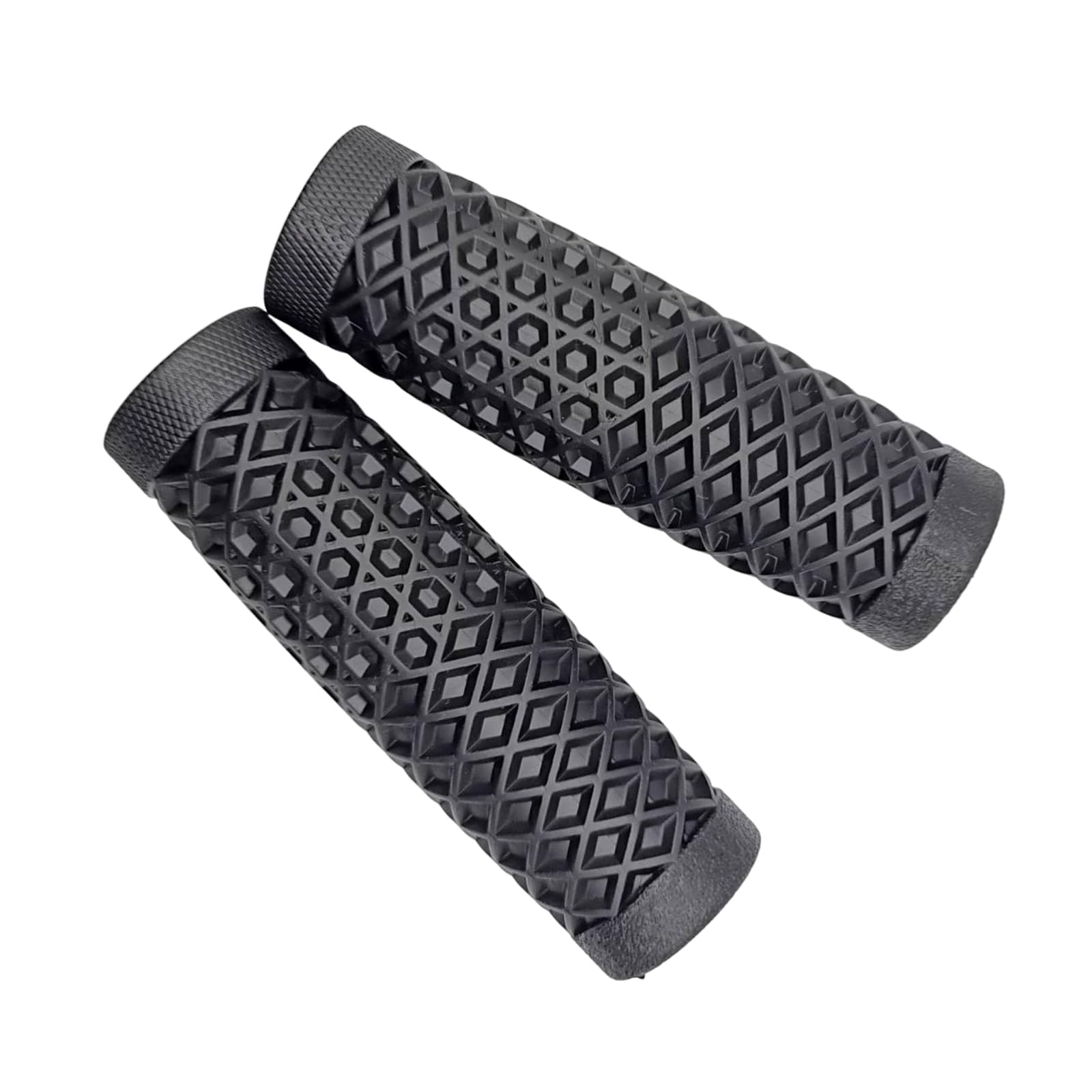 

Harley-Davidson Handlebar Grips, 25.4mm Diameter, 25mm/28mm, 125mm Length, Non-Through Ends, Waffle Sole (Black)