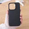 Lychee Pattern Suitable for IPhone15 Protective Case TPU Leather Pattern Soft Shell 14 Anti-fall Apple 16promax Mobile Phone Case