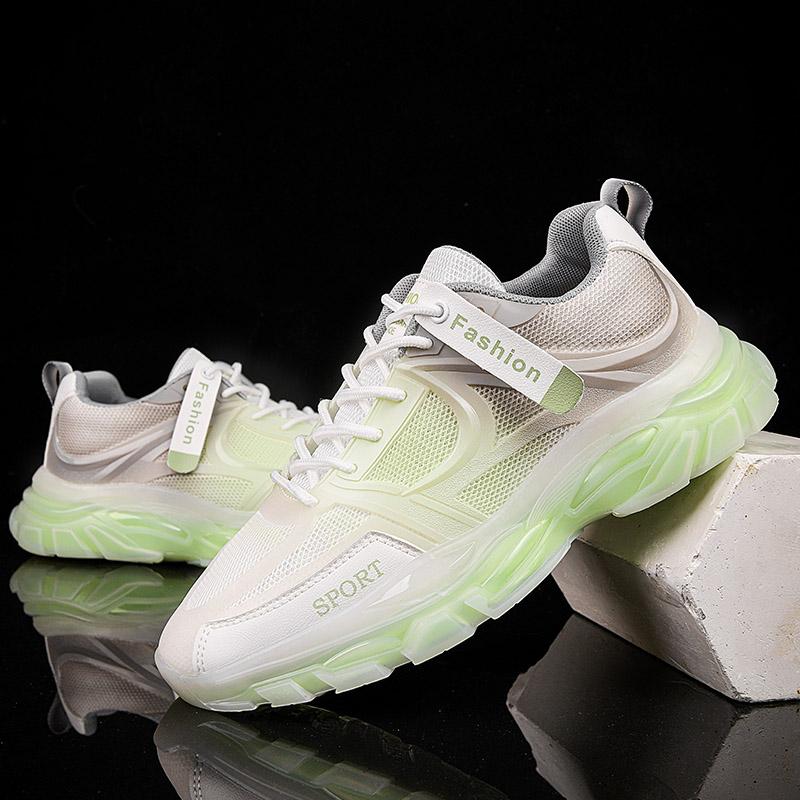 Fashionable Casual Explosion Style Four Seasons Trend Cool And Easy To Wear With Flying Woven Sports Breathable Men 'S Shoes