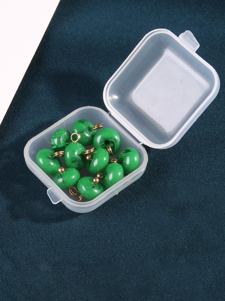 10 Stück Harz Imitation Jade Knöpfe Damenbekleidung Cheongsam Antike Hanfu Tang-Stil Perlenknöpfe Vielseitige Hemdknöpfe