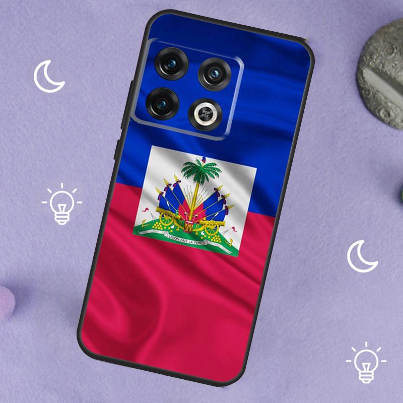 Vintage Haiti Haitian Flag For OnePlus Nord 5 CE 2 3 4 Lite N20 N30 Case For OnePlus 15 13 12 11 10 13T 10T 10R 12R 13R