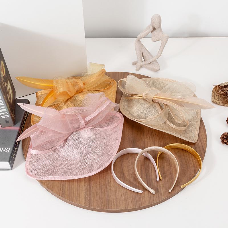 2025 Spring/Summer British Retro Gauze Headwear: Socialite Party Gift Hats