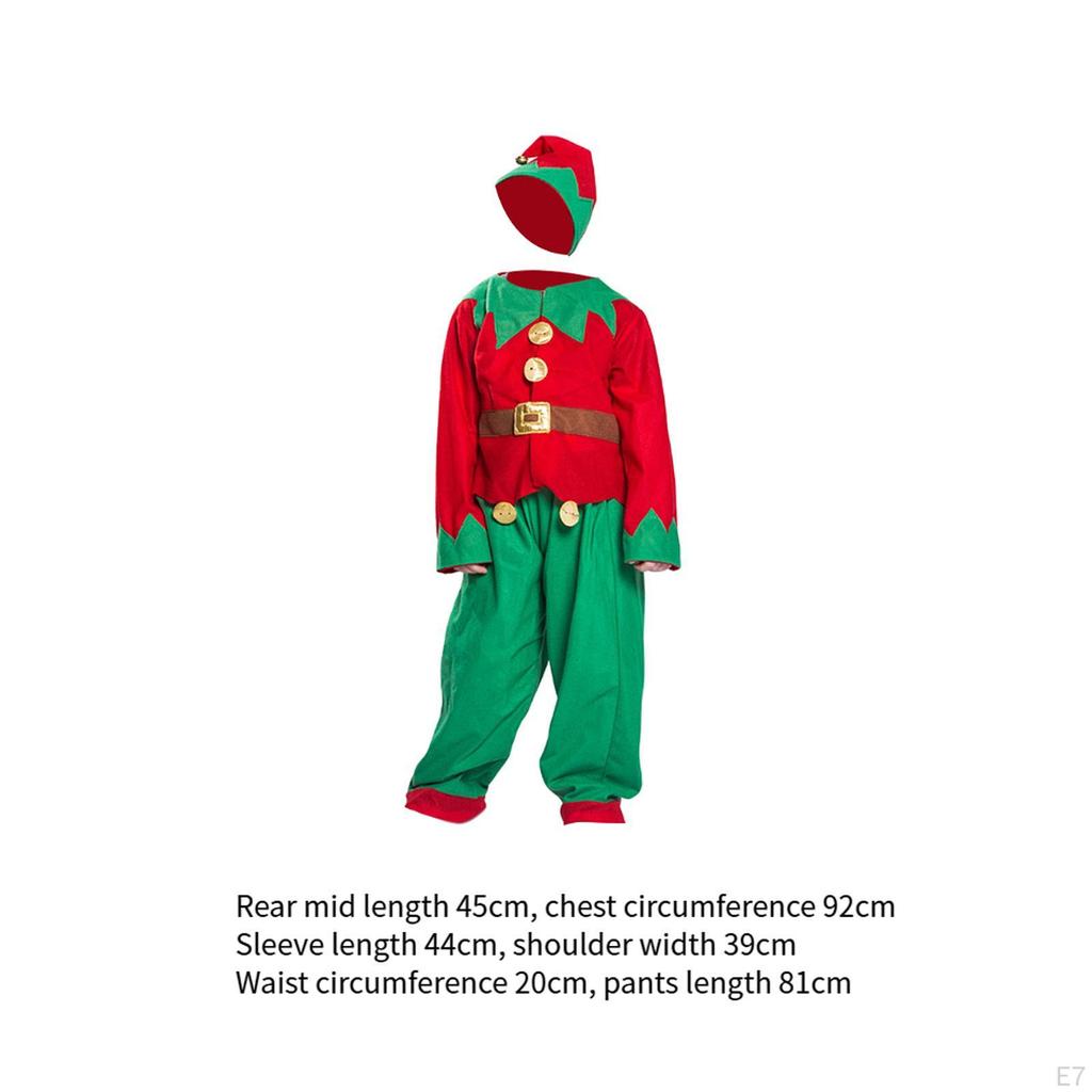 Christmas Costume Set Comfortable Dress Up for Party Favors Carnival Children