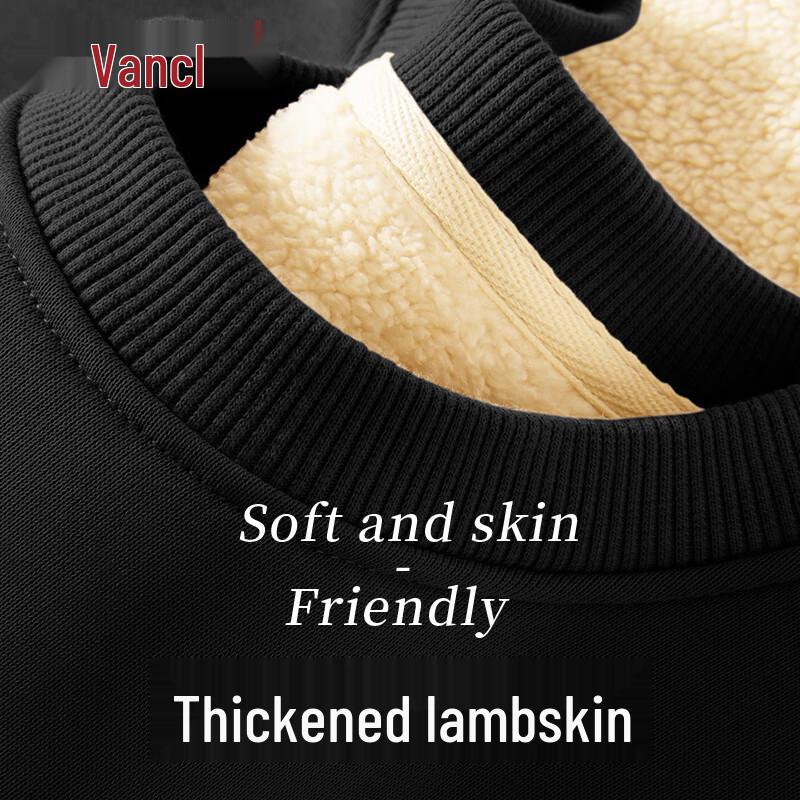 VANCL Men's Sherpa Fleece Pullover Sweatshirt