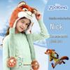 Zootopia Kids Plush Hat-Scarf Combo with Moving Ears