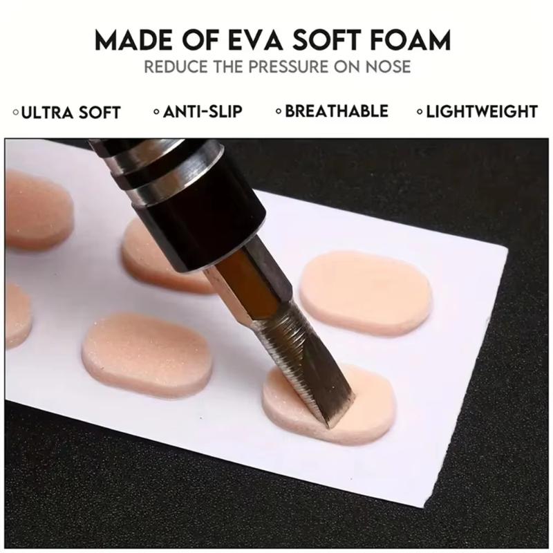 8Pcs Soft Foam Nose Pads Self Adhesive Non-Slip Eyeglass Nose Pads, Thin Nosepads For Eyeglasses Sunglasses Glasses