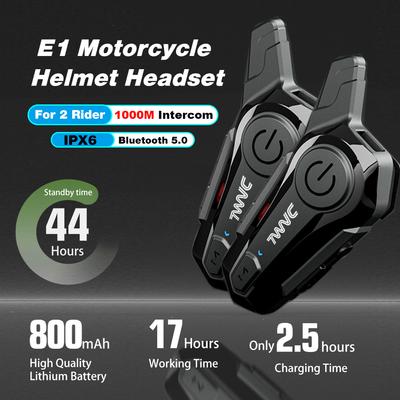E1 Pro-Ride Bluetooth Intercom: Ultiem Motorhelm Communicatiesysteem