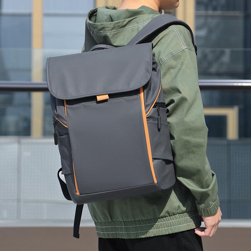 Daily Business Commuting Computer Bag for Men's Bag Nylon Backpack for College Students' Schoolbag Casual Backpack