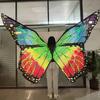 24TE Comfortable Wearable Butterfly Wing with LED Light for Halloween Dance Parties