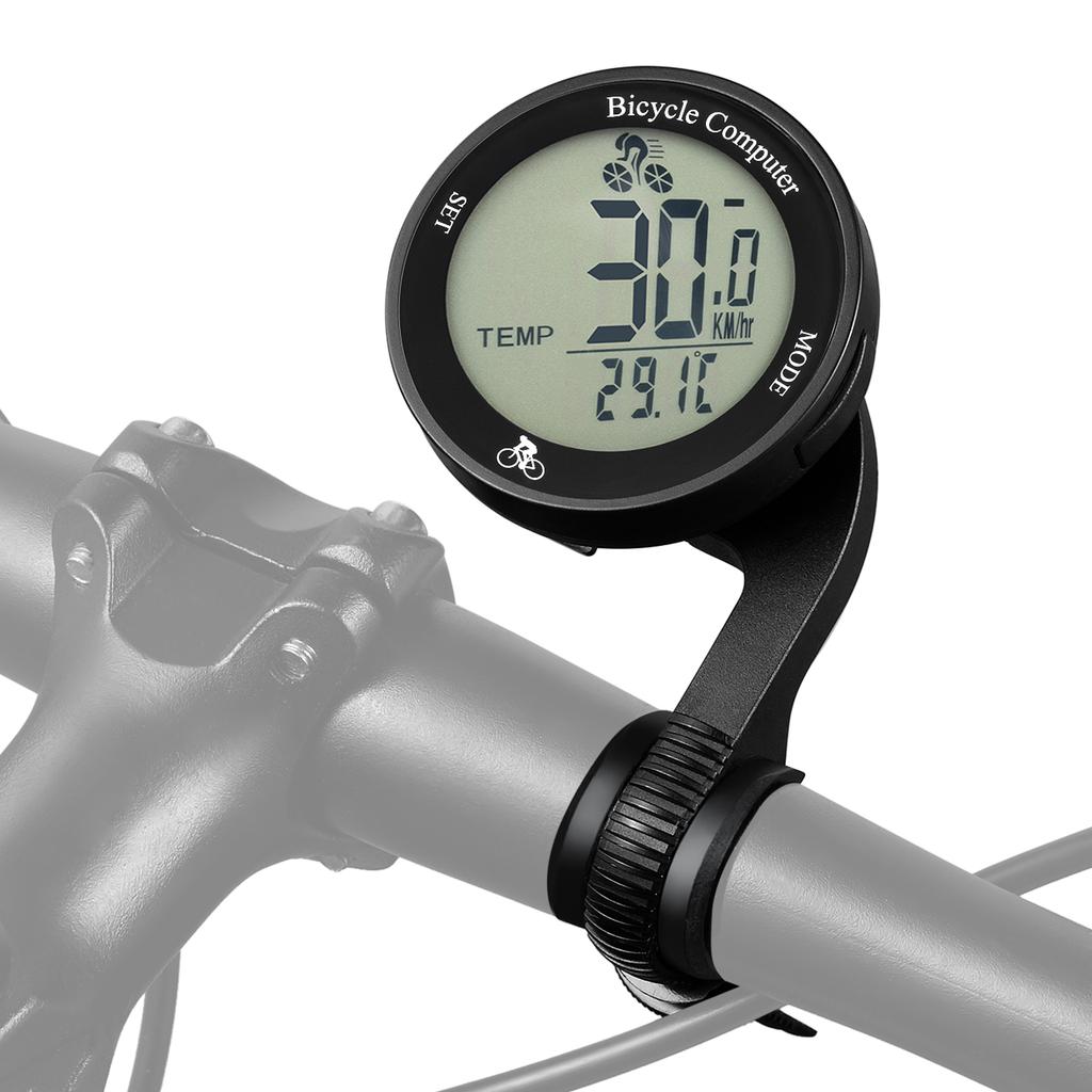 Wireless Bike Computer Waterproof Bicycle Odometer Multi Functional LCD Screen Cycling Speedometer Mountain Bike Speedo Meter