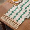Patchwork Cotton Linen Blend Table Runner
