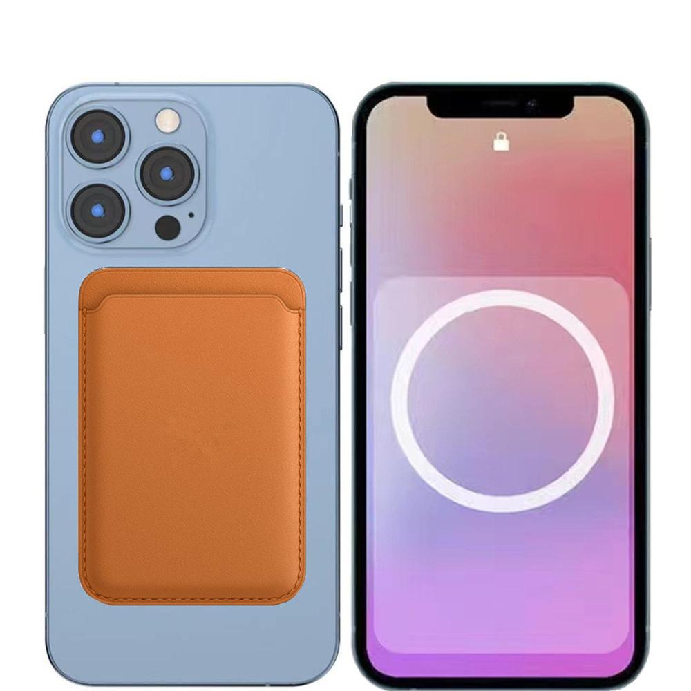 Card Holder Wallet Leather Case for IPhone 13 14 15 16 17 Pro Max Plus Strong Magnetic Magsafe Wallet Back Pocket Covers
