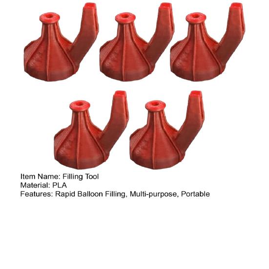 1/2/3/4/5Pcs Water Balloon Quick Filling Tools Multi-purpose Water Ball Filler with Tying Tool Portable Lightweight Rapid Filling Water Ball Gadget