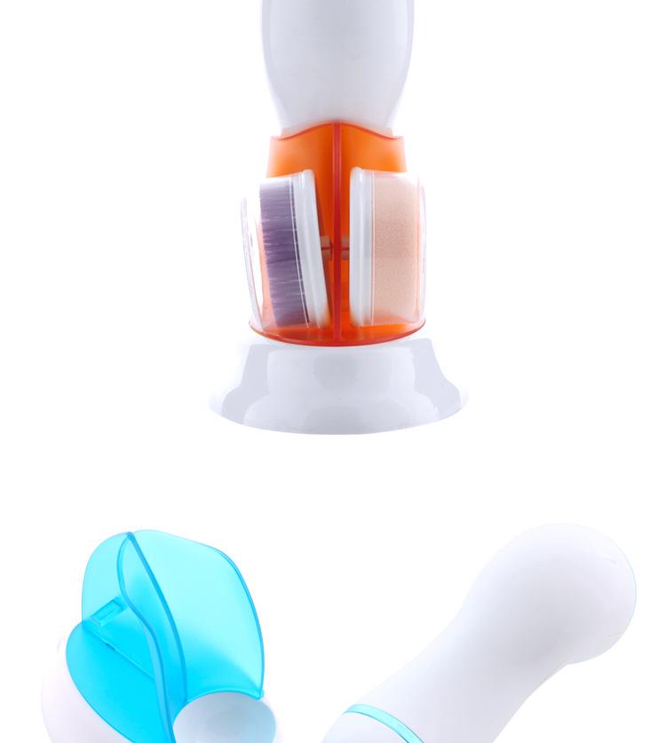 4-in-1 Electric Waterproof Facial Cleansing Brush for Deep Cleaning & Blackhead Removal