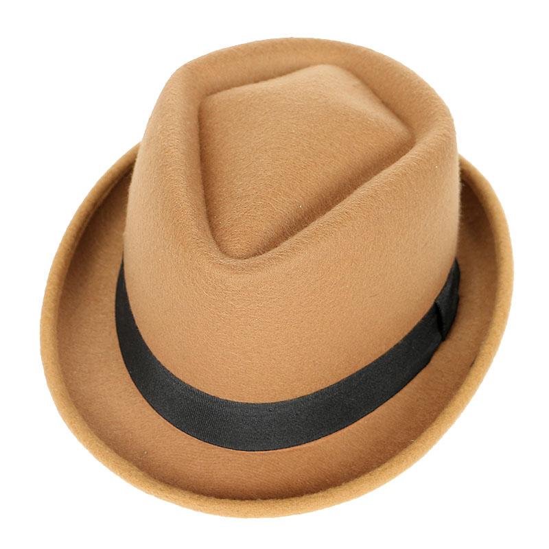 

Classic Fedoras Men s Hat Fashion Autumn 2026 Solid Winter Short Sleeve Fedora Jazz Top Hats Women Black Gentleman Felt Cap About 56-58cm