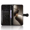 For Xiaomi 15T Pro Wallet Case Dot Pattern Imprint PU Leather Phone Cover with Wrist Strap