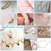100Pcs Brass Beads, Long-Lasting, Round, Real 18K Gold Plated, 6mm, Hole: 1.2mm